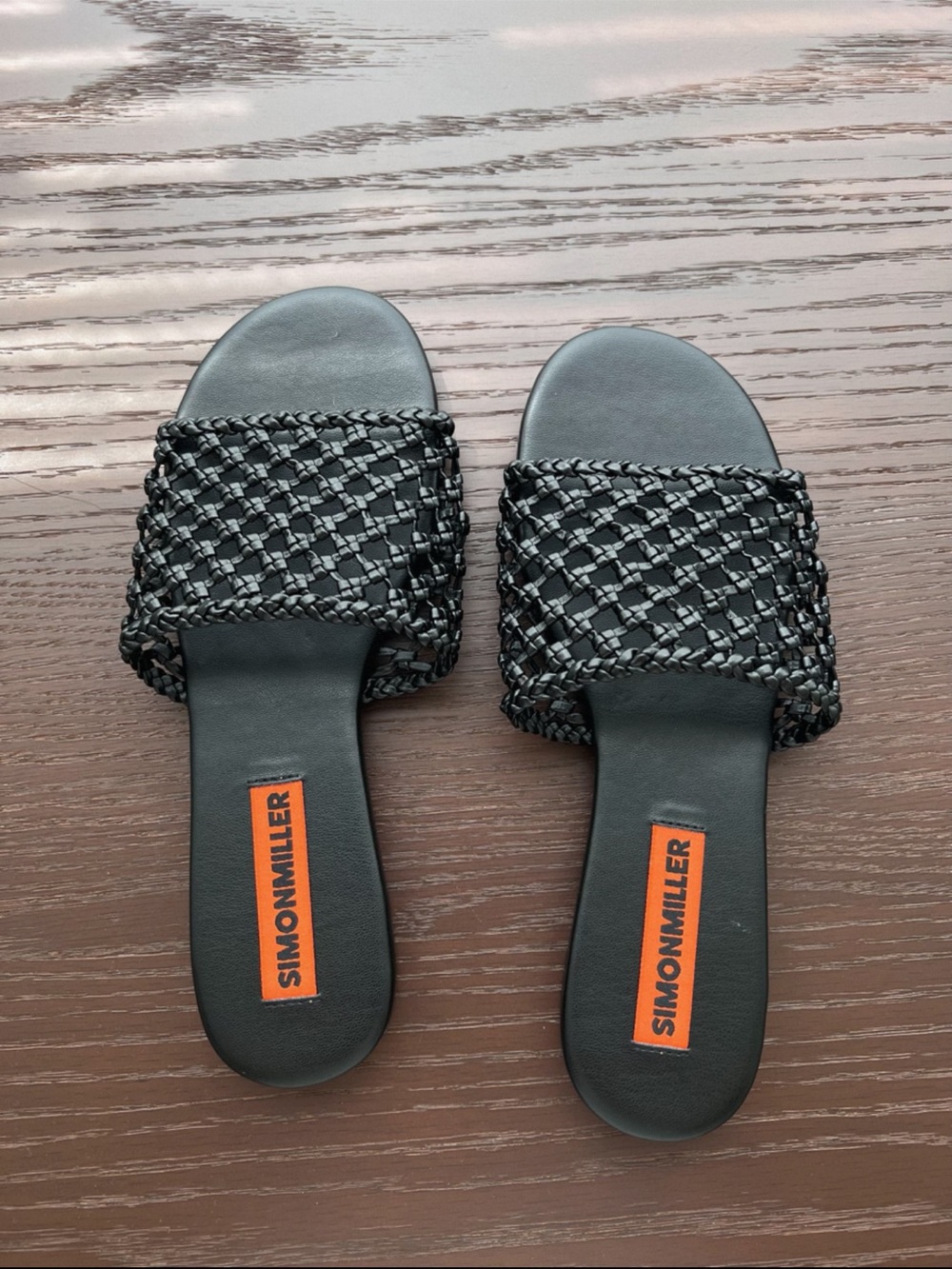 Simon Miller KNOTTED SALERNO SANDAL IN BLACK - size 37